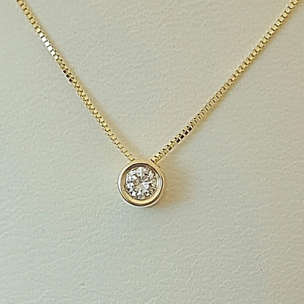 0.50ct Solitaire Necklace - Picture 6 of 9